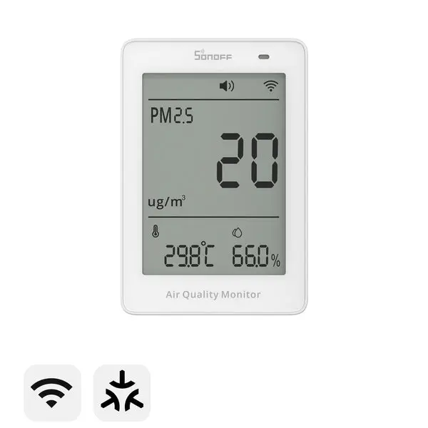 [6920075743265] SONOFF AirGuard PM2.5/PM10 Matter Over Wi-Fi Air Quality Monitor | SAWF-07P 